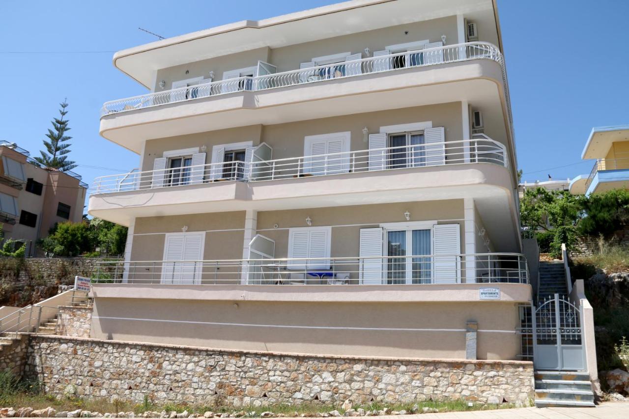 Isabela Apartments Sarande Bagian luar foto