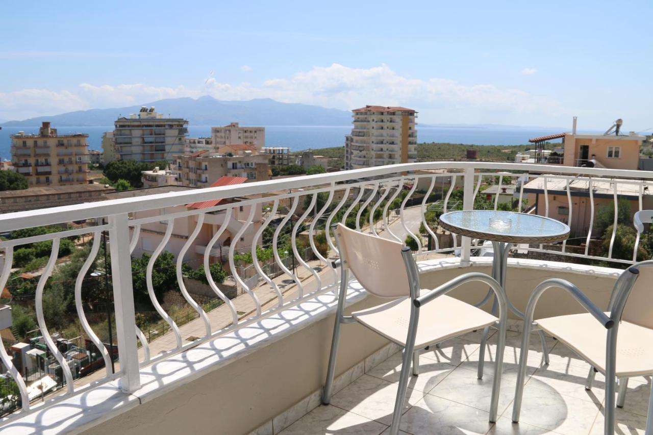 Isabela Apartments Sarande Bagian luar foto